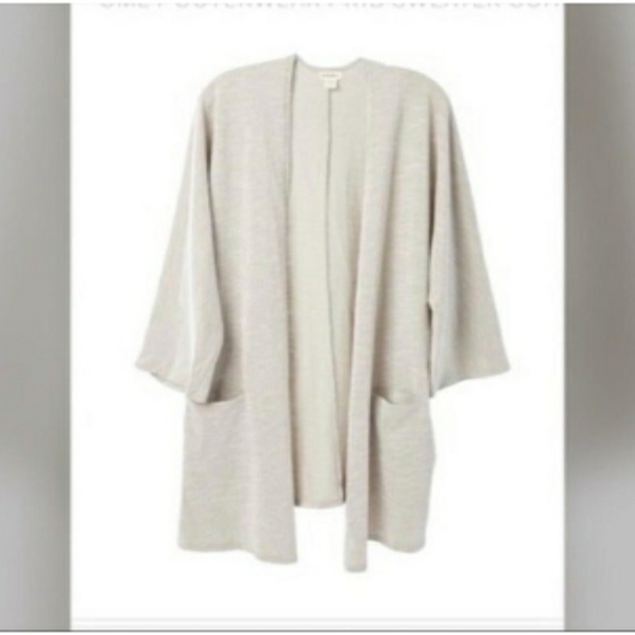 Anthropologie Donni Ribbed Sweater Coat Cardigan One Size fits Most NWT - Picture 5 of 7